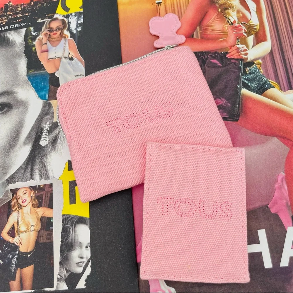 Tous Pink Mirror‎ and Zip Case
